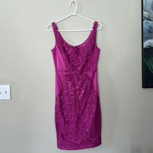 Lacy pink dress